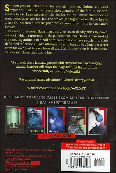 Full Tilt, Book by Neal Shusterman