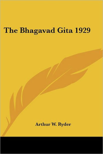 The Bhagavad Gita 1929