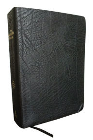 Title: The NASB, MacArthur Study Bible, Large Print, Bonded Leather, Black, Thumb Indexed: Holy Bible, New American Standard Bible, Author: Thomas Nelson