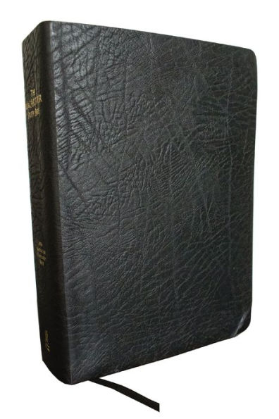 The NASB, MacArthur Study Bible, Large Print, Bonded Leather, Black, Thumb Indexed: Holy Bible, New American Standard Bible