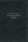 The Charles F. Stanley Life Principles Bible, NKJV (Large Print, Imitation Leather, Black, Indexed)
