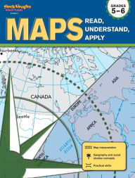 Title: Maps: Read, Understand, Apply: Reproducible Grades 5-6, Author: STECK-VAUGHN