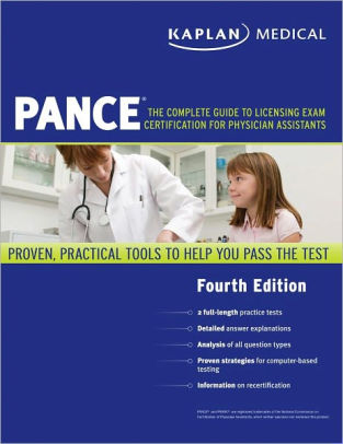 Kaplan Medical Pance The Complete Guide To Licensing Exam