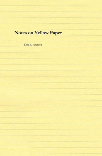 Notes on Yellow Paper