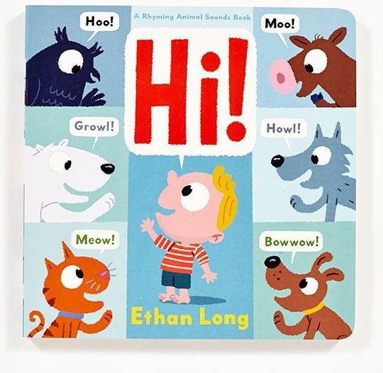 Hi!: A Rhyming Animal Sounds Book