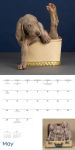 Alternative view 6 of William Wegman Puppies 2016 Wall Calendar