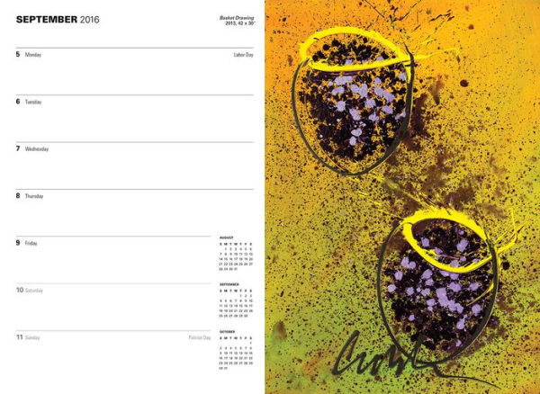 Chihuly 2016 Weekly Planner