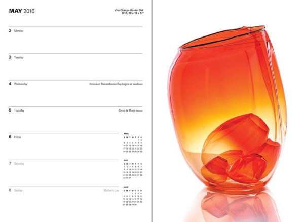 Chihuly 2016 Weekly Planner