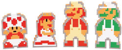 Alternative view 2 of Super Mario Bros. 12 Die-Cut Notecards