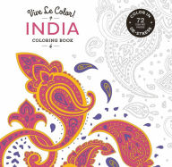 Title: Vive Le Color! India (Adult Coloring Book): Color In; De-stress (72 Tear-out Pages), Author: Abrams Noterie