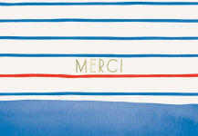 Alternative view 1 of Paris Street Style Notecards: Merci