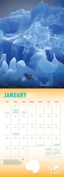 Great Escapes 2017 Wall Calendar: Awe-inspiring Places from Around the World