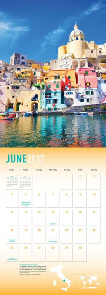 Great Escapes 2017 Wall Calendar: Awe-inspiring Places from Around the World