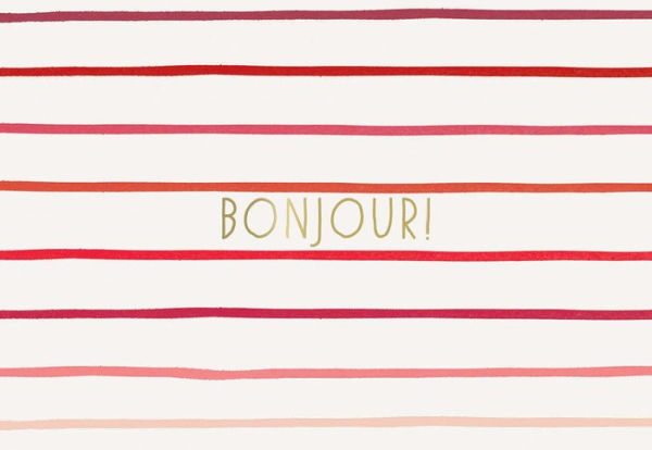 Paris Street Style Notecards: Bonjour!