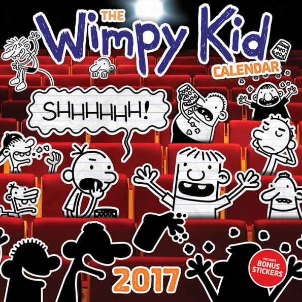 The Wimpy Kid 2017 Illustrated Calendar