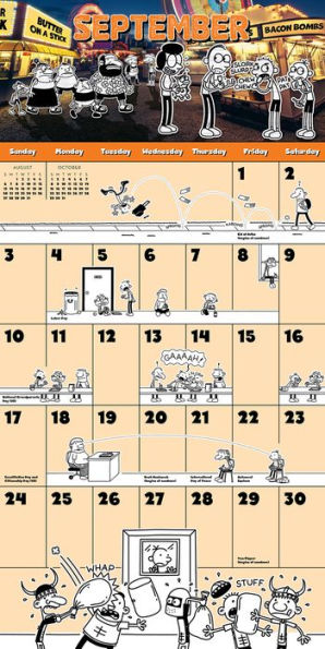 The Wimpy Kid 2017 Illustrated Calendar