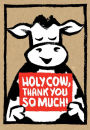 Alternative view 1 of Holy Cow: Thank You So Much! (Thank-You Cards)