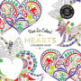 Vive Le Color! Hearts (Adult Coloring Book): Color In; De-stress (72 Tear-out Pages)