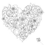 Alternative view 2 of Vive Le Color! Hearts (Adult Coloring Book): Color In; De-stress (72 Tear-out Pages)