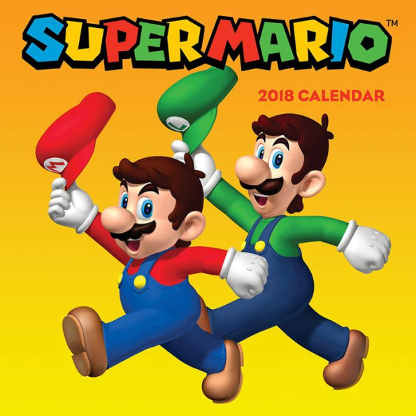 Super Mario 2018 Wall Calendar