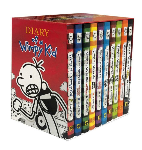 Diary of a Wimpy Kid Box of Books (Books 1-10)