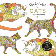 Title: Vive Le Color! Cats (Adult Coloring Book): Color In; De-stress (72 Tear-out Pages), Author: Abrams Noterie