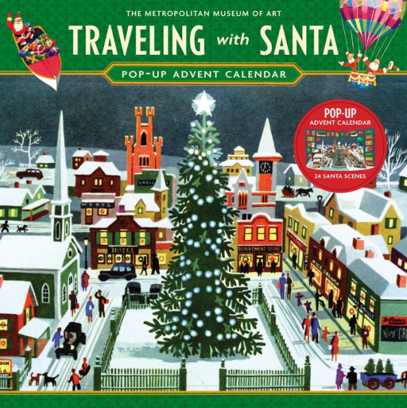 Traveling with Santa Pop-up Advent Calendar