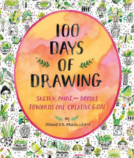 Download ebooks google 100 Days of Drawing (Guided Sketchbook): Sketch, Paint, and Doodle Towards One Creative Goal by Jennifer Orkin Lewis 9781419732171 (English Edition) ePub PDF