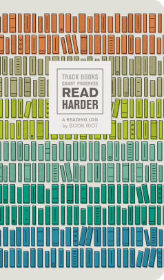 Read Harder A Reading Log Track Books Chart Progress By Book