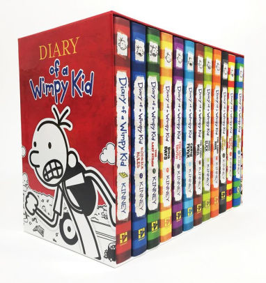 Diary Of A Wimpy Kid Box Of Books 1 12 By Jeff Kinney Hardcover