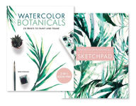 Title: Watercolor Botanicals (2 Books in 1): 20 Prints to Paint and Frame, Author: Nikki Strange
