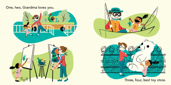 One, Two, Grandma Loves You: A Board Book