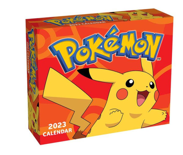 Barnes and Noble 2023 Pokémon Moves 2023 Wall Calendar The Summit