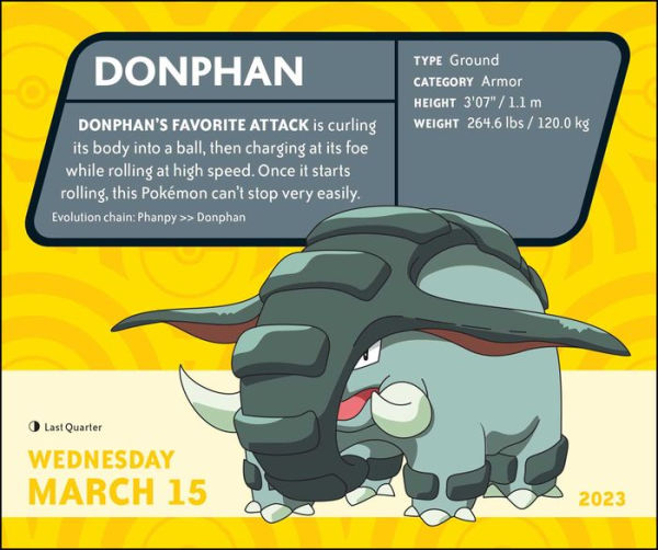 Pokémon 2023 Day-To-Day Calendar by Pokïmon | Barnes & Noble®