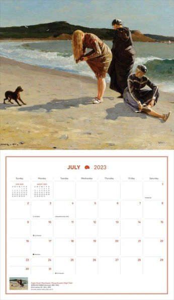 Winslow Homer Seascapes 2023 Wall Calendar