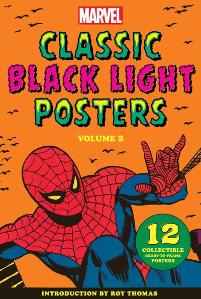 Marvel Classic Black Light Collectible Poster Portfolio Volume 2: 12 Collectible Ready-to-Frame Posters