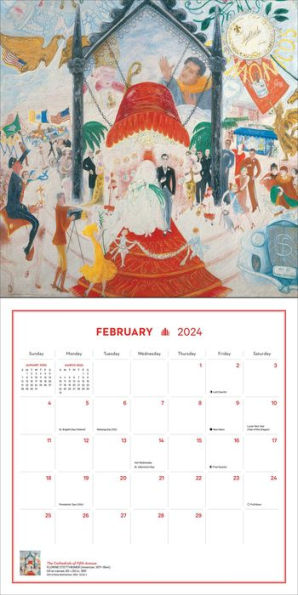 New York in Art 2024 Wall Calendar