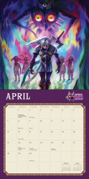 The Legend of Zelda - Wall Calendars 2022