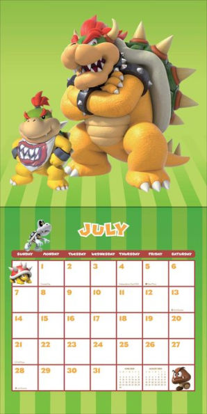 Super Mario 2024 Wall Calendar by Nintendo | Barnes & Noble®