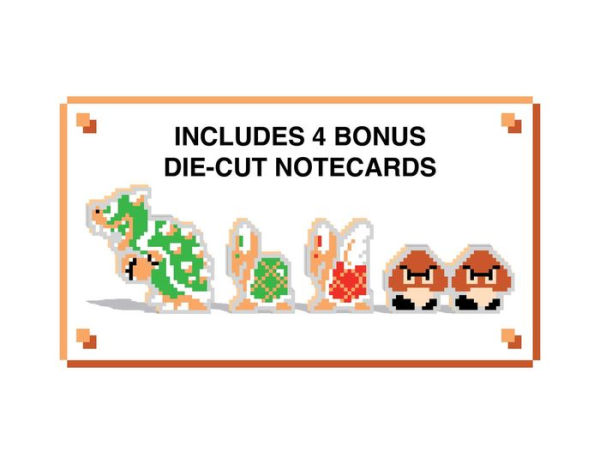 Super Mario Bros. 8-Bit Retro 2024 Wall Calendar with Bonus Diecut  Notecards by Nintendo