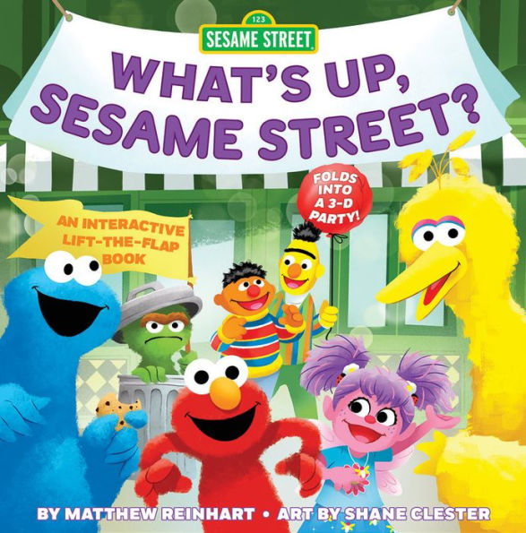 What's Up, Sesame Street? (A Pop Magic Book): Folds into a 3-D Party!