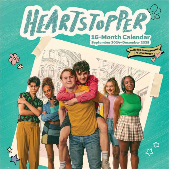 2025 Heartstopper 16-Month Wall Calendar with Bonus Poster and Love Notes