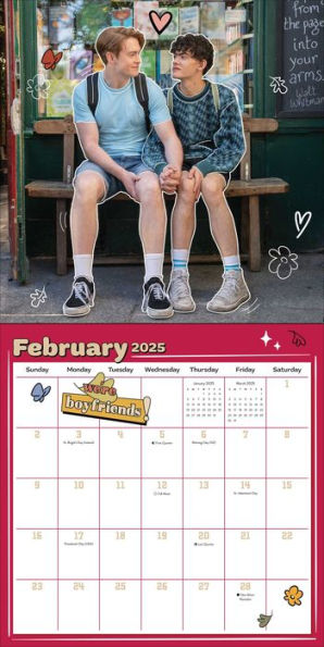 2025 Heartstopper 16-Month Wall Calendar with Bonus Poster and Love Notes