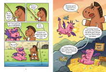 Alternative view 2 of Once Upon a Tail (Once Upon a Tail #1): A Horse and Dragon Graphic Novel