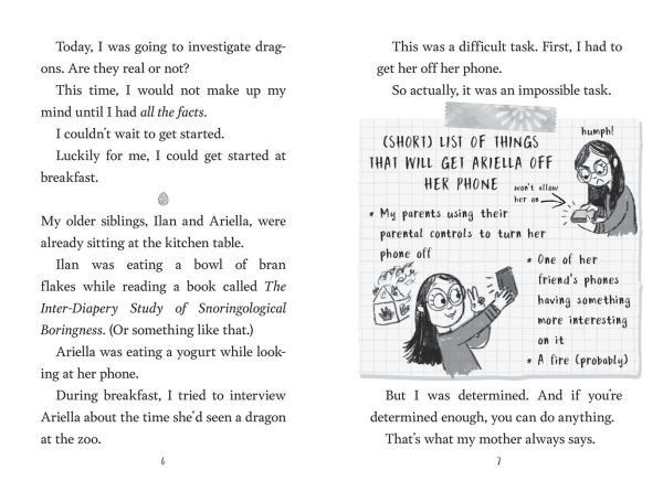 The Discovery of Dragons (Miriam's Magical Creature Files #2): A Chapter Book