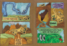 Alternative view 2 of Dino Poet: A Graphic Novel