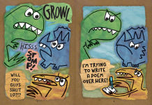 Alternative view 3 of Dino Poet: A Graphic Novel