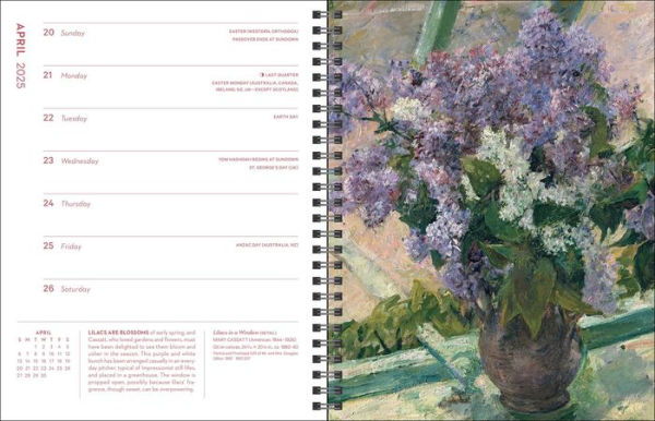 Seasons of Impressionism 12-Month 2025 Engagement Calendar by The ...