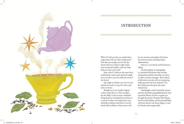 Harney & Sons How to Read Tea Leaves: A Card Deck and Guidebook for Divination