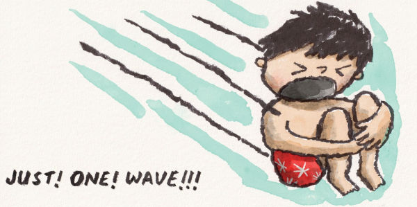 Just One Wave: A Picture Book